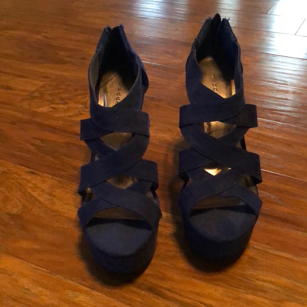 Royal Blue wedges